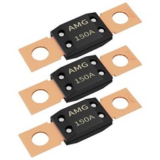 3Pcs 150A MEGA Fuse High Current Bolt Mount Automotive 150 Amp MEGA/AMG Fuse ...