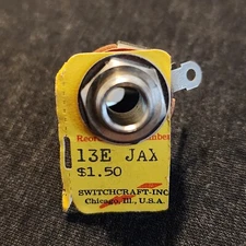 1970s NOS Switchcraft 13E Mono Jacks