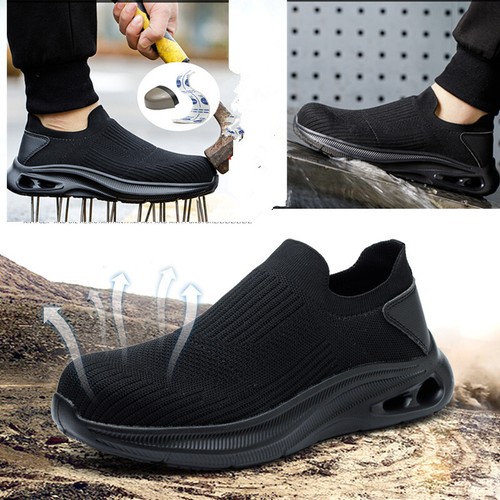 Zapatos de trabajo de malla transpirable para hombre Zapatos ligeros de seguridad de verano DE*-* - Imagen 1 de 27
