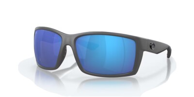 Costa del Mar Reefton 580P Matte Gray Blue Polarized Mirror | eBay