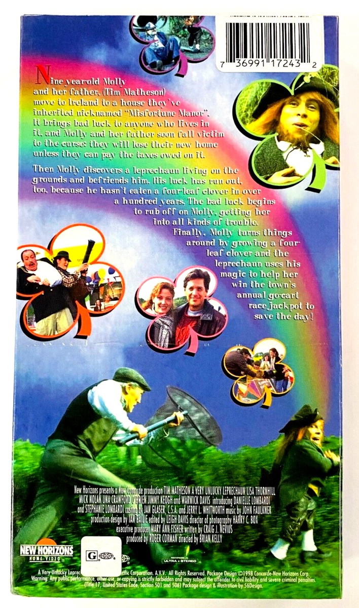 A Very Unlucky Leprechaun (VHS, 1998) St Patrick's Day Tim