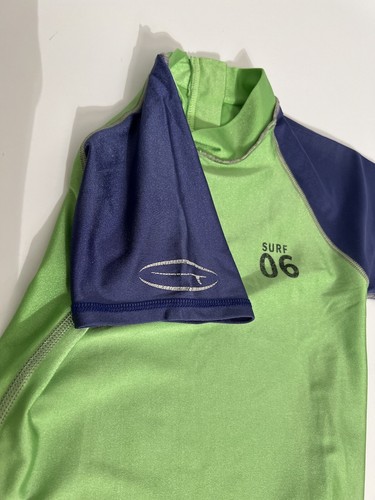 Gap Kids Rash Guard Lime Green/Blue Size 4T - Picture 4 of 9
