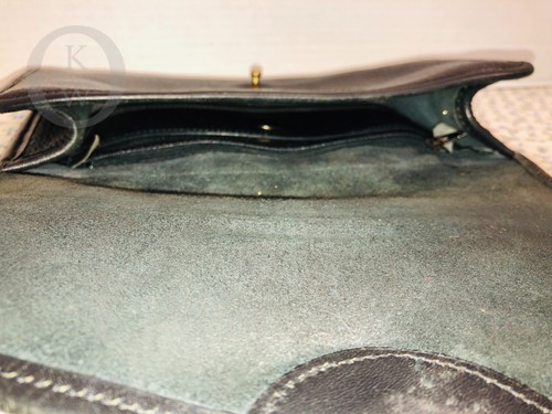 Vintage*Dooney & Bourke*AWL*P77*Cavalry*Pouchette*Black/Black Trim*19054K S6 - Picture 10 of 10