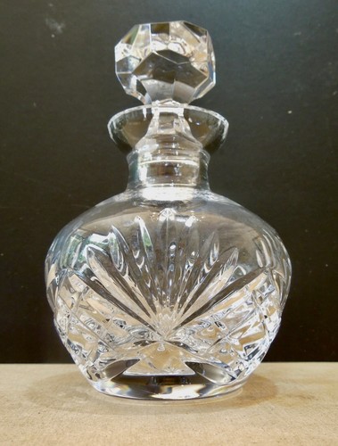 ROGASKA FULL LEAD CUT CRYSTAL VINTAGE ANTIQUE PERFUME BOTTLE w/ STOPPER - Picture 5 of 13