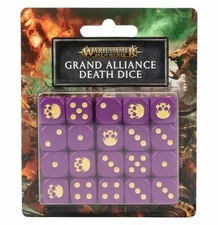 WARHAMMER AGE OF SIGMAR AOS GRAND ALLIANCE DEATH DICE SET FACTORY SEALED NEW