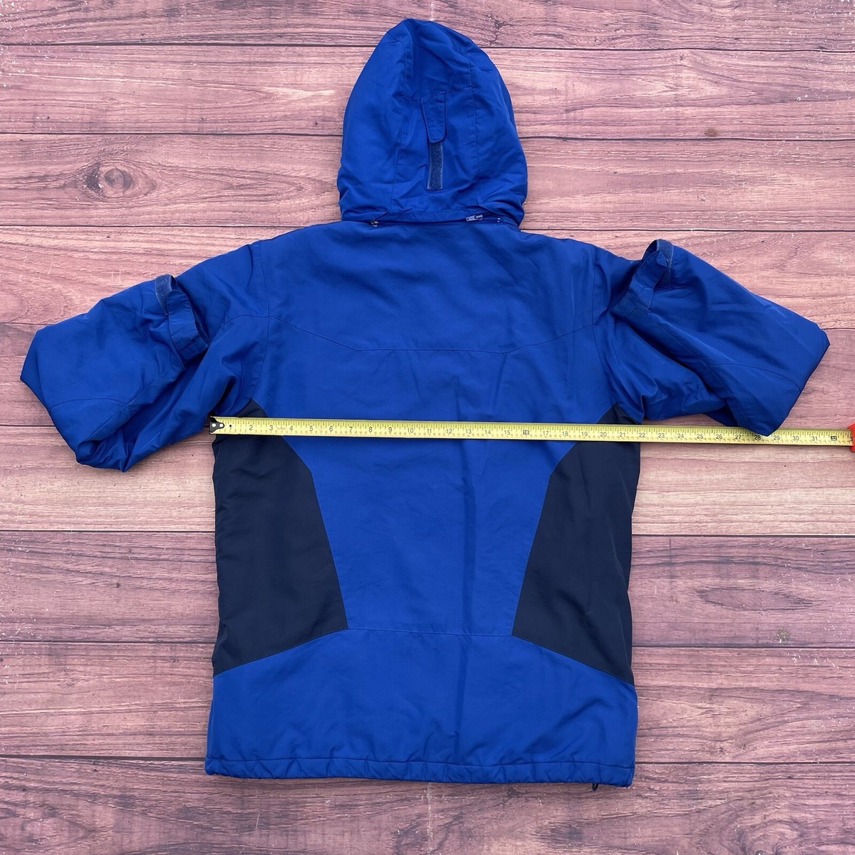 Columbia Blue Yellow Jacket Full Zip Coat RN 69724 CA 05367 Men's