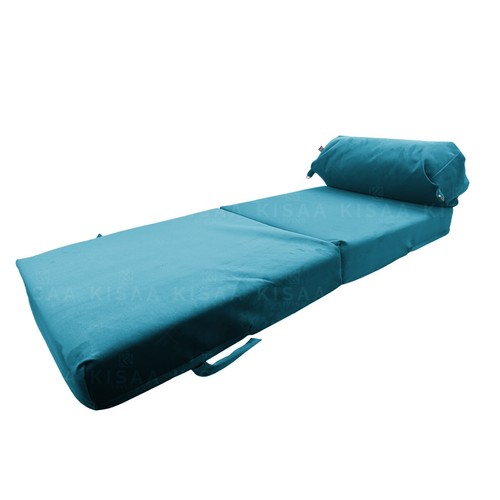 VELVET Fold Out Sofa Bed Sleep Over Guest Single Futon Sofa Z Bed Seat - Picture 36 of 37