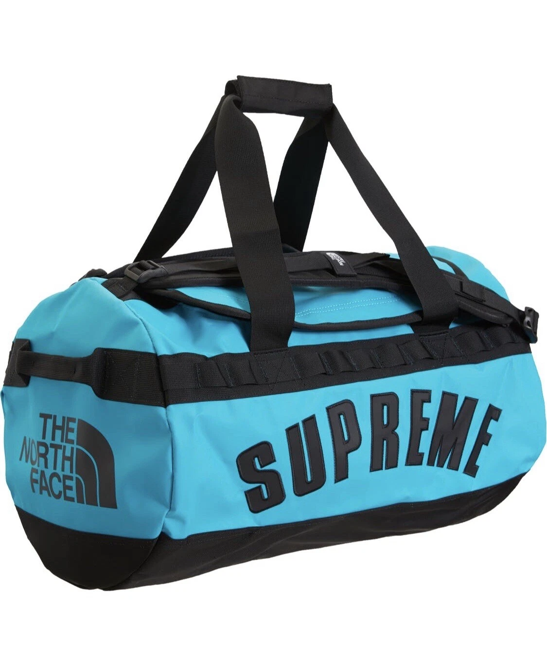 Petit sac de sport camp de base sarcelle logo Supreme®/The North Face®