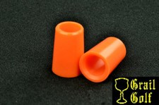 LOTE DE FÉRULAS DE HIERRO GRAIL GOLF NUEVAS SUPER PREMIUM COLOR NARANJA .370 .79" .540OD