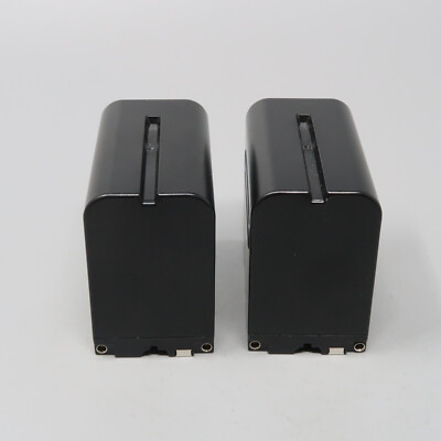 (2) F-970 8400mAh 62.1 Wh Li-ion Batteries by Pixel for Sony Video