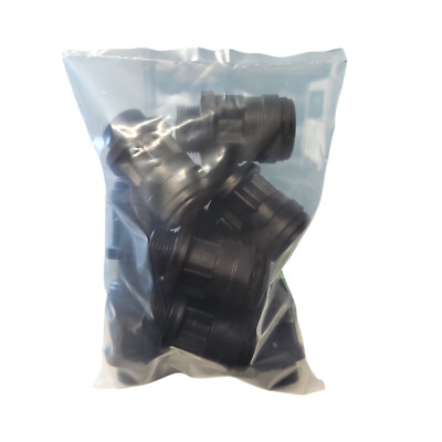 John Guest PM012216E Male Connector Black Plastic Size 22MM x 3/4 Bsp 10PK