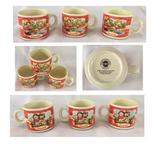 VINTAGE Campbell’s Soup Mugs 8 oz. SOUP KIDS 3-Piece Set (1998)