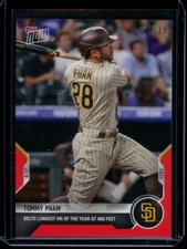 2021 Topps Now #675 Tommy Pham Red Parallel Card #d /10