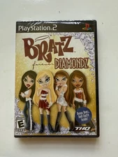 Bratz: Forever Diamondz (Sony PlayStation 2, 2006) PS2 with Bonus Outfit New OOP