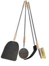 PALE PER PIZZA FORNO A LEGNA INOX PER PIZZA FORNO A LEGNA KIT 4 PEZZI REMO