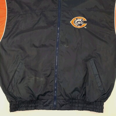 ジャケット・アウター 90s STARTER NFL CHICAGO BEARS JACKET Vintage 90s Starter distressed NFL Chicago Bears Satin