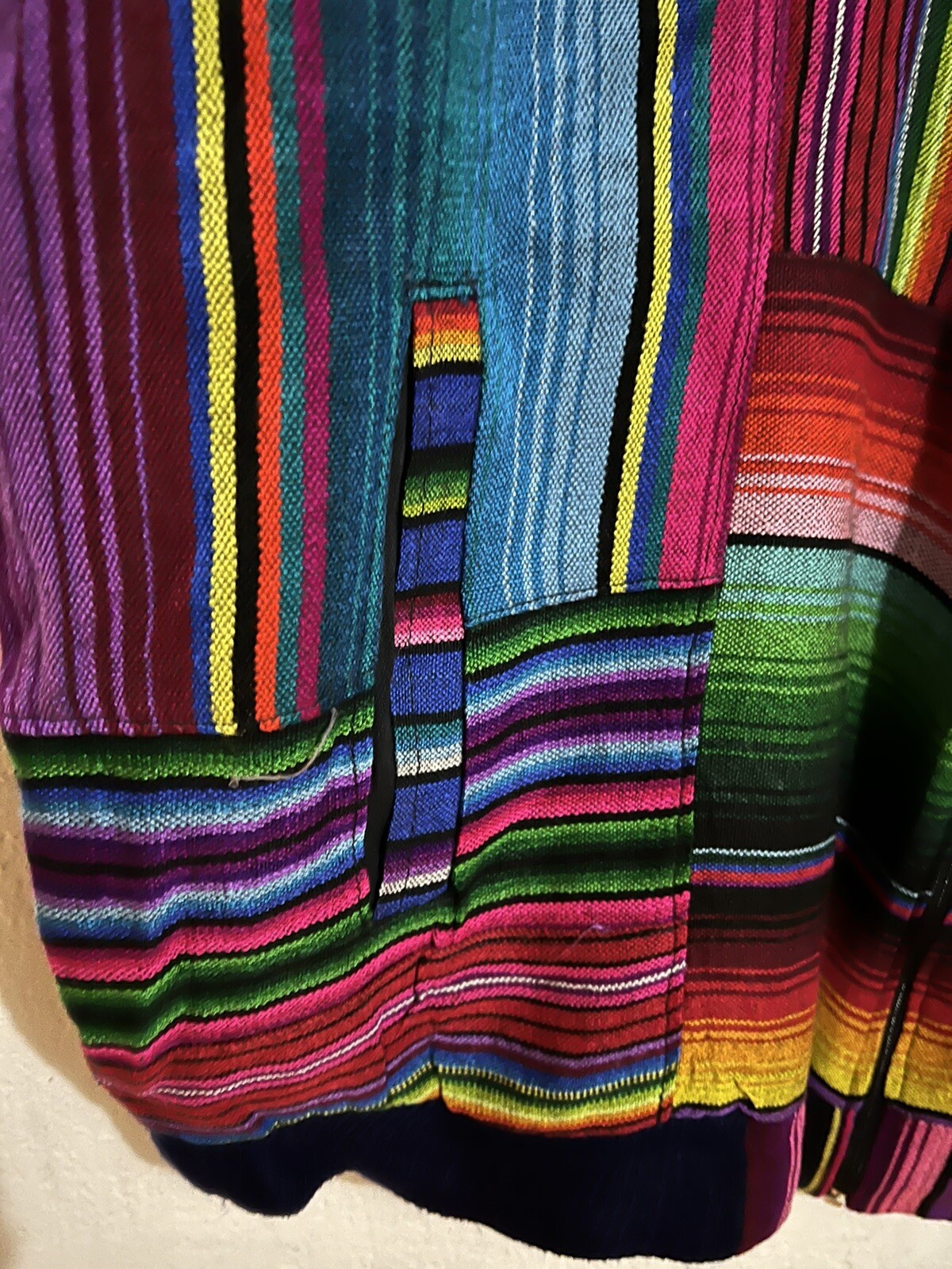 Embroidered Patchwork Guatemalan Bomber Jacket. S… - image 4