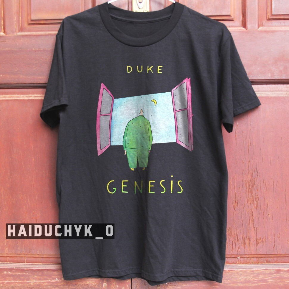 Genesis Tee DUKE Album Rock Band  Unisex Black T-shirt Size S-5XL