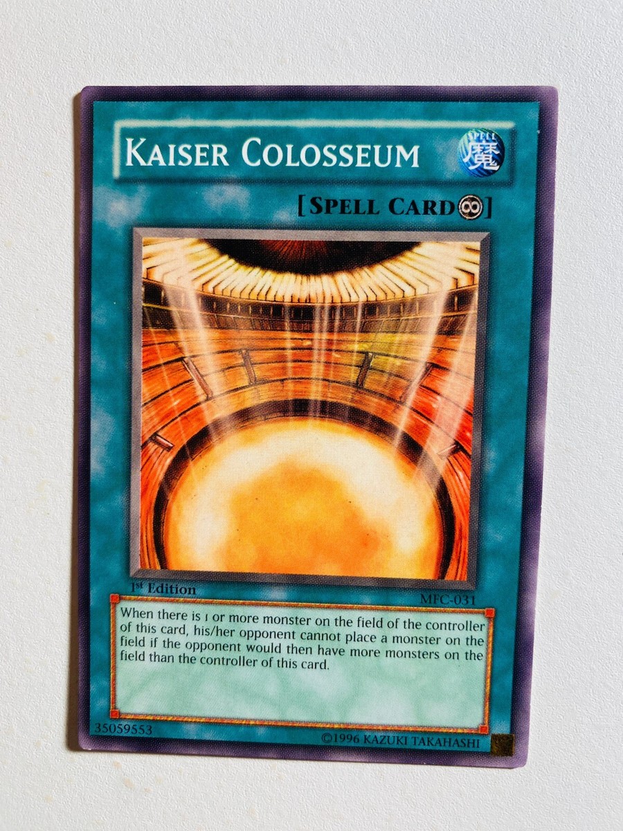 colosseum yugioh card Yu-Gi-Oh Kaiser SK2-052 Kaiba Deck Yu-Gi-Oh! - Kaiser Colosseum (MFC-031)