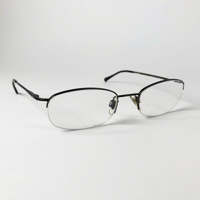 RALPH LAUREN eyeglasses BROWN HALF RIMLESS glasses
