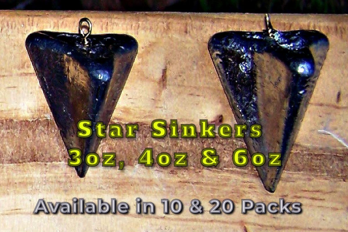 Fishing Sinkers, Bulk Buy Star Sinkers, Fishing Tackle, Free Postage eBay