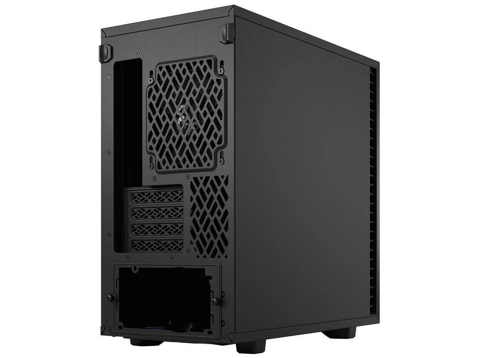 Fractal Design Define 7 Mini Black Brushed Aluminum/Steel Silent mATX Computer C - Image 2 of 4