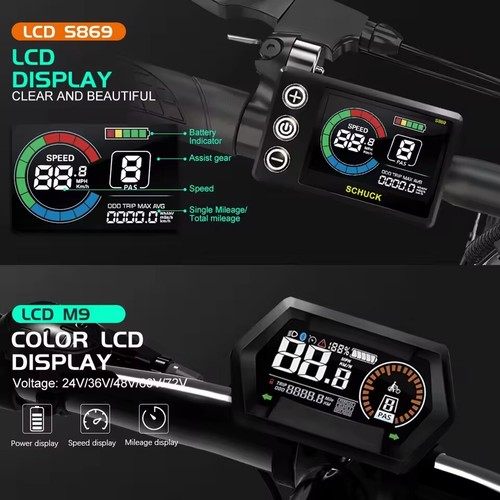 E-bike 48V/72V 3000W-5000W 100A Motor Controller +Display& Throttle Barke Sets - Picture 23 of 35