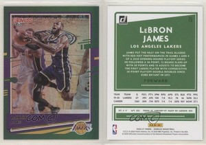 2020-21 Panini Donruss Green Flood LeBron James #12