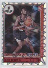 2021-22 Panini NBA Hoops Rookies Anniversary Edition Greg Brown III #226 0tx9