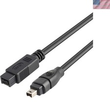 6ft FireWire 800/400 Cable 9 Pin to 4 Pin - High-Speed Data Transfer Solution