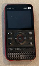Samsung HMX-W300 Full HD Waterproof Shockproof Sports Camcorder Red Tested Works