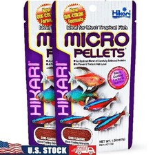 Tropical Micro Pellets Seafood Nutrition Small-Mouth Fish Daily Feeding 1.58Oz