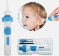 Electric Cordless Vacuum Ear Cleaner Wax Remover Safety Painless Cleaning Device