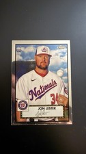 2021 Topps Chrome Platinum Anniversary - Jon Lester #231 Nationals