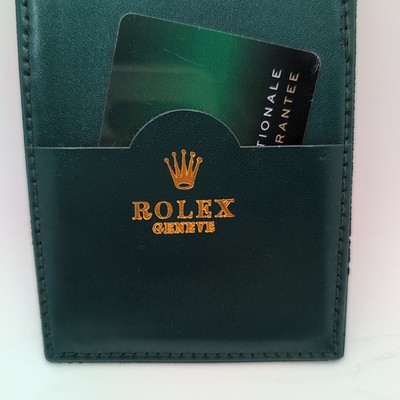 Rolex Green Card Holder 0101.40.34 | eBay