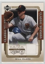 2005 Upper Deck Classics Classic Seasons Materials Will Clark #CS-WC mx0