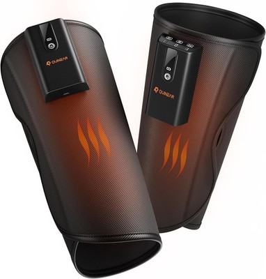 QUINEAR Cordless Calf Massager With Heat Compression 3 Modes
