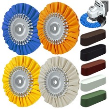 8" Airway Buffing Wheel Kit, Mirror Finish Polishing