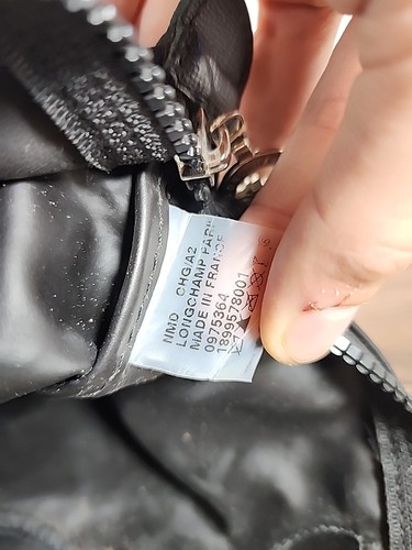 ☆LOOK☆ ~Longchamp Modele Depose Black Handbag 👜~ ☆USED☆ - Picture 15 of 16