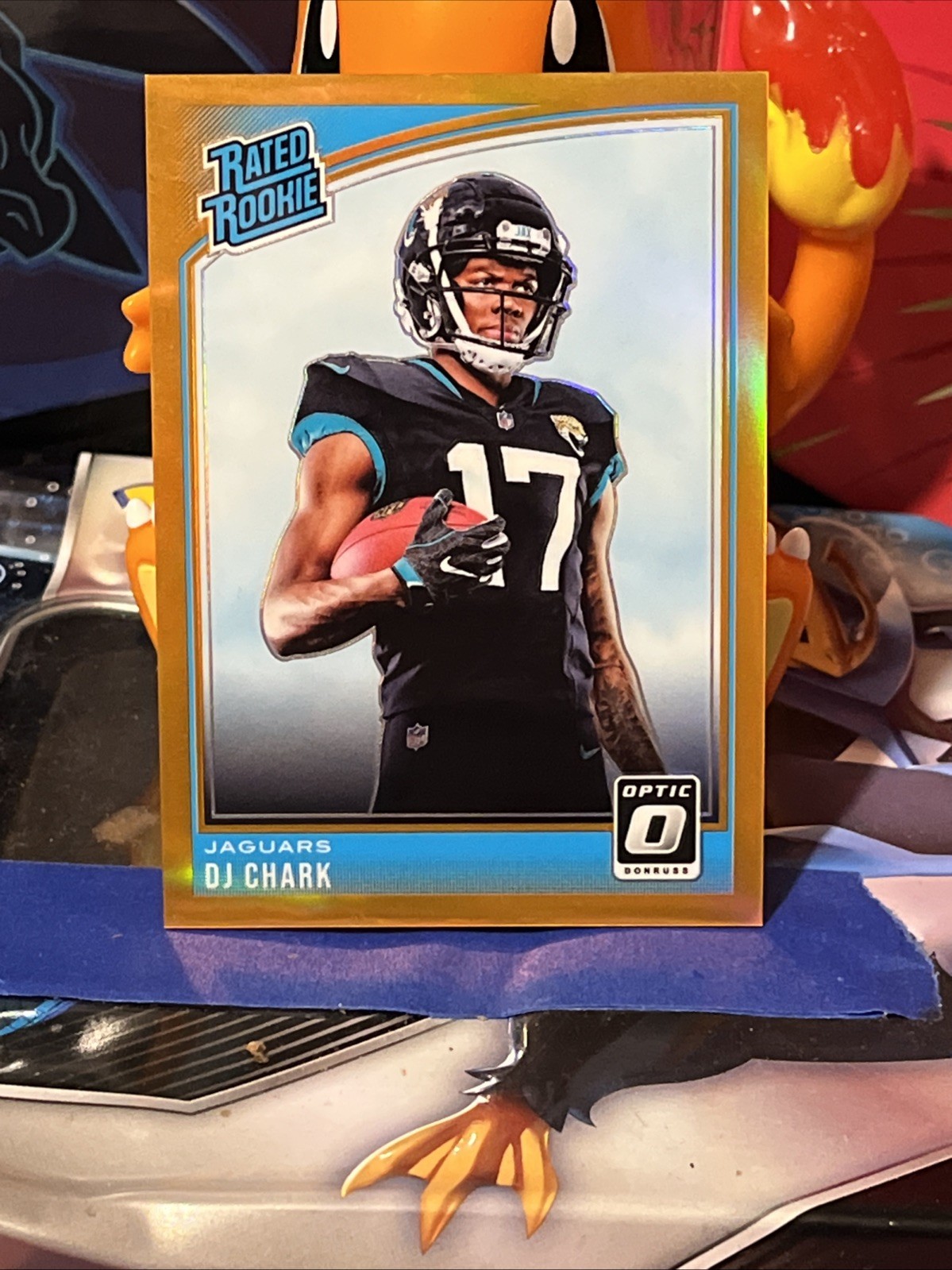 2018 Donruss Optic - Rated Rookie DJ Chark #165 Orange Prizm /199 (RC)