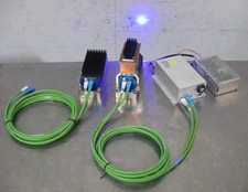 C200137 Lot 2 Omicron LDM445.1200.CWA.L.M CW Blue Diode Laser w/(1) PSU.CW.24V