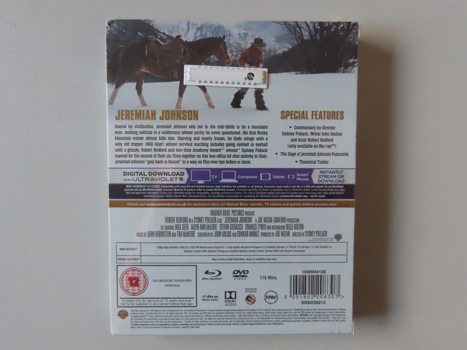 Jeremiah Johnson (1972) Blu-Ray HMV Premium Collection (New) Robert Redford - Image 4 of 4