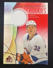 Kyle MacLean 2024-25 Upper Deck SP Game Used Authentic Rookies Red Jersey #205