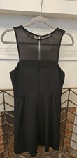 Banana Republic Little Black Dress.  Size 6.  Sheer Top, Sleeveless, Lined