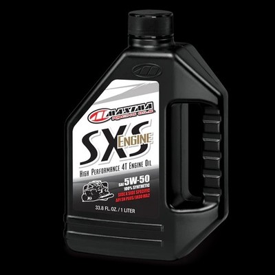 Maxima Racing Oils SXS Engine Full Synthetic 5w50 - 1 Liter - Case of 12