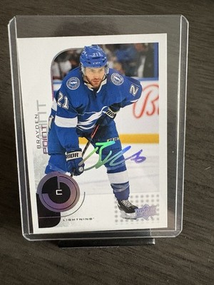 Brayden Point #18 Upperdeck MVP Super Script 2022-2023 Card #ed 22/25