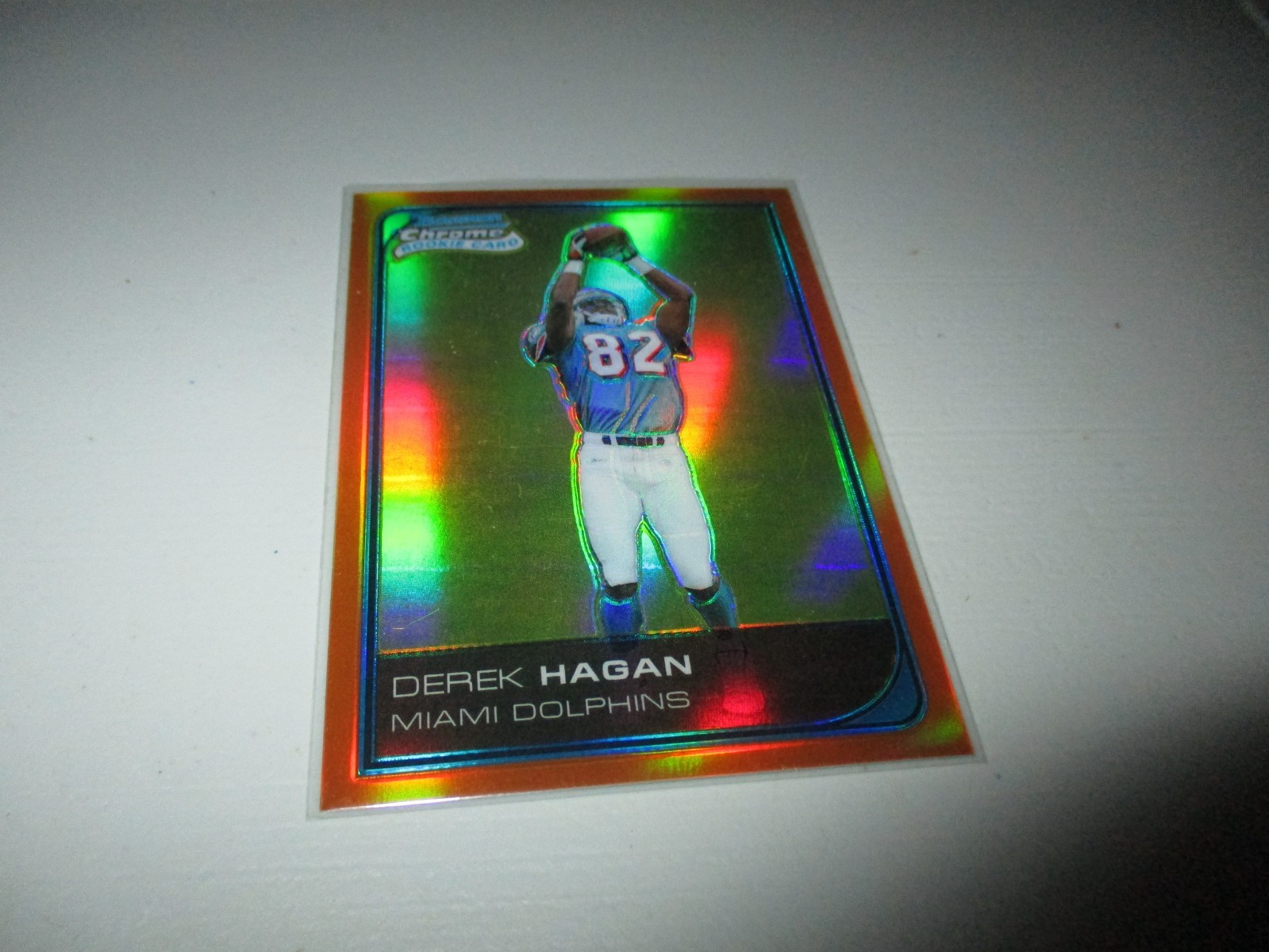 Derek Hagan 2006 Bowman Chrome Orange Refractor #67 /25
