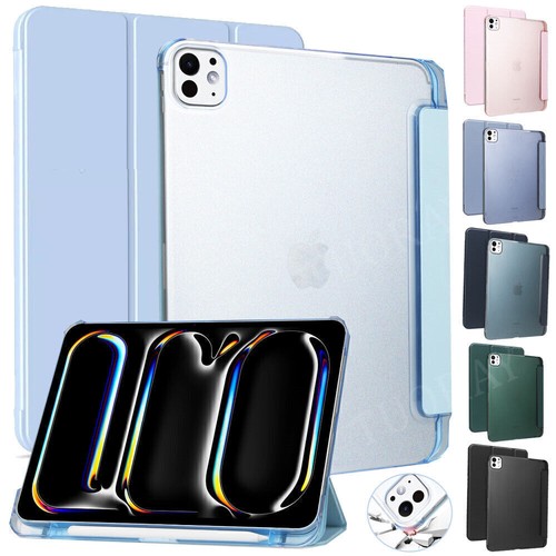 Case For Apple iPad Air Pro 11 13 2024 Air 13 11 2025 Stand Tablet Cover Book - Picture 23 of 67