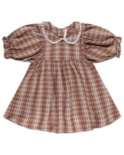 Rylee  Cru Collective Heidi Linen-Blend Dress