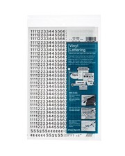 Chartpak Self-Adhesive Vinyl Numbers, 1/4 Inch 718 Count Pack of 1 , Black